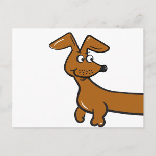 Carte Postale Doxie Dachshund