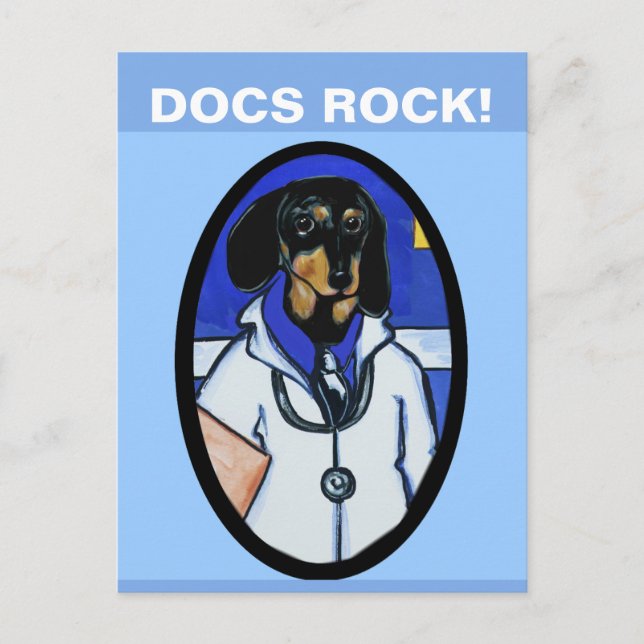 CARTE POSTALE DOXIE DOCTEUR (Devant)