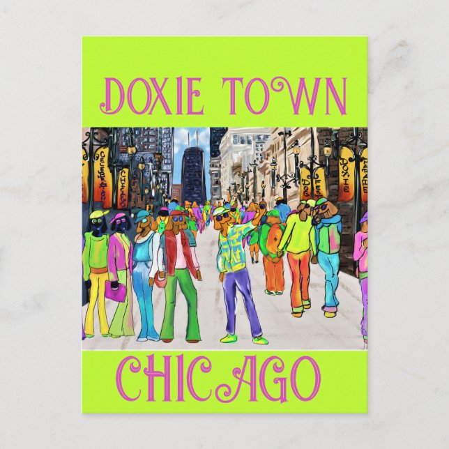 Carte Postale Doxie  Ville Chicago    (Devant)