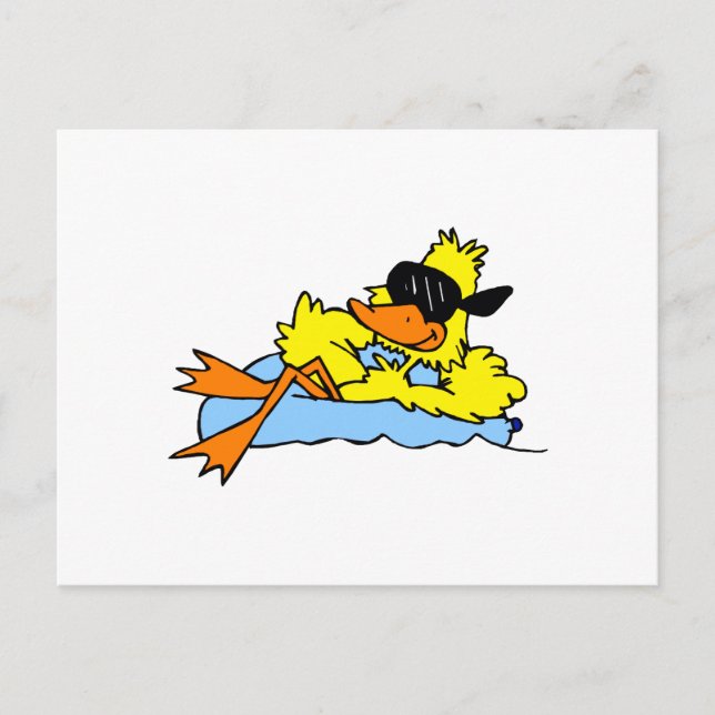 Carte Postale Dozer Duck (Devant)
