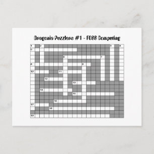 Carte Postale DPUZ 1 - FOSS (Ordinateurs)