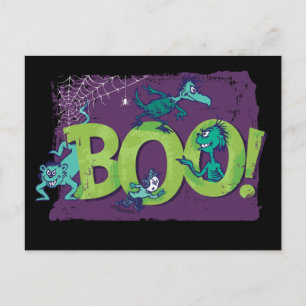 Carte Postale Dr. Seuss BOU ! Graphique d'Halloween
