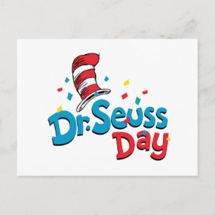 Carte Postale Dr Seuss Day   Confetti