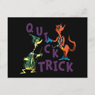 Carte Postale Dr. Seuss Graphisme Halloween « Tour de passe-pa