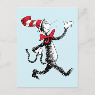 Carte Postale Dr. Seuss   Le Chat Chapeauté Allée du Chat
