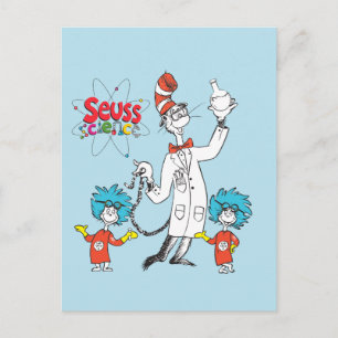 Carte Postale Dr. Seuss   Le Chat Chapeauté Science Seuss