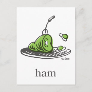 Carte Postale Dr. Seuss   Les Œufs verts au jambon