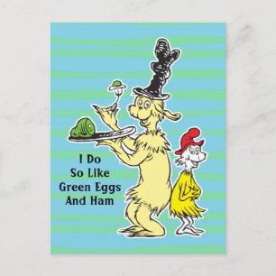 Carte Postale Dr. Seuss Les Œufs verts au jambon Ami & Sam-I