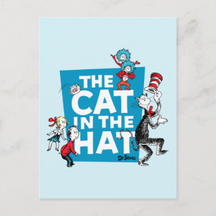 Carte Postale Dr. Seuss Logo du Chat dans le Chapeau - Personn