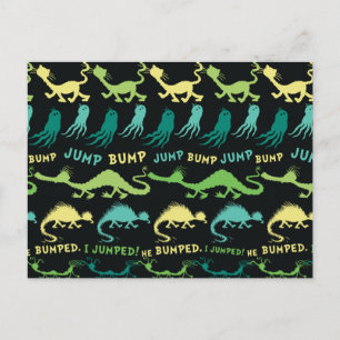 Carte Postale Dr. Seuss modèle Halloween "Bump Jump"