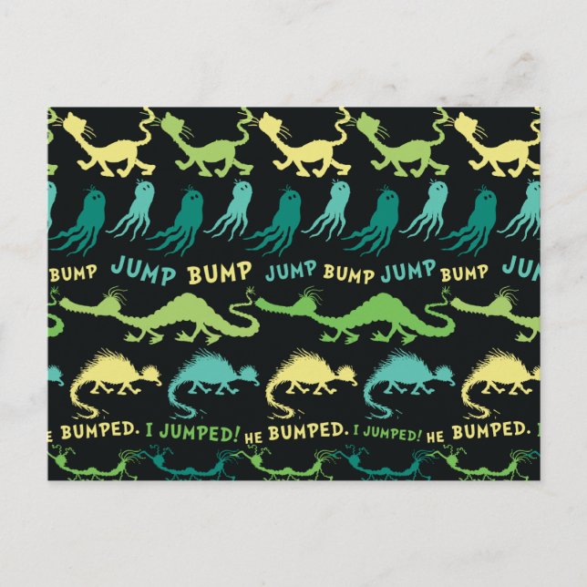Carte Postale Dr. Seuss | modèle Halloween "Bump Jump" (Devant)
