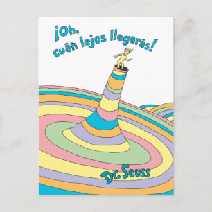 Carte Postale Dr. Seuss   Oh, vous irez loin !