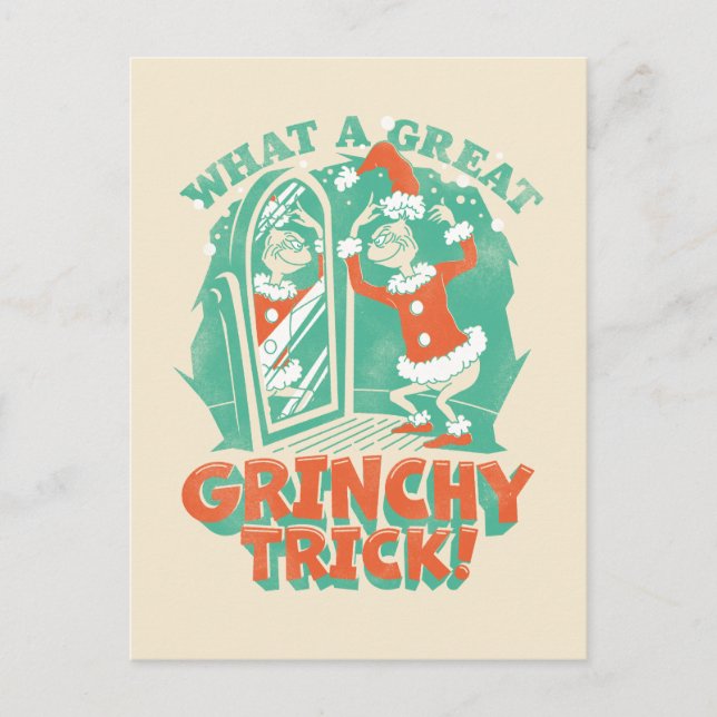 Carte Postale Dr Seuss | Quelle belle petite queue de Grinchy ! (Devant)