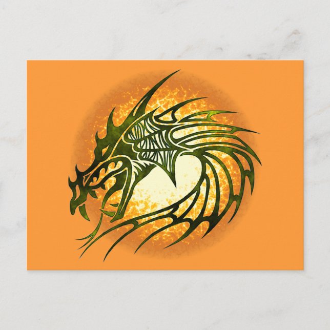 CARTE POSTALE DRAGON (Devant)