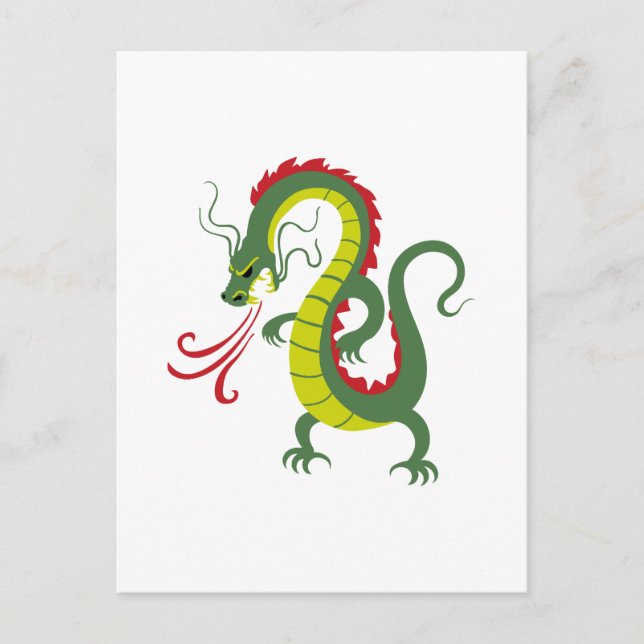 CARTE POSTALE DRAGON (Devant)