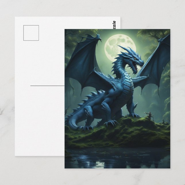 Carte Postale Dragon (Devant / Derrière)