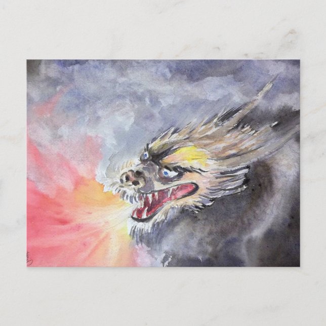 CARTE POSTALE DRAGON (Devant)