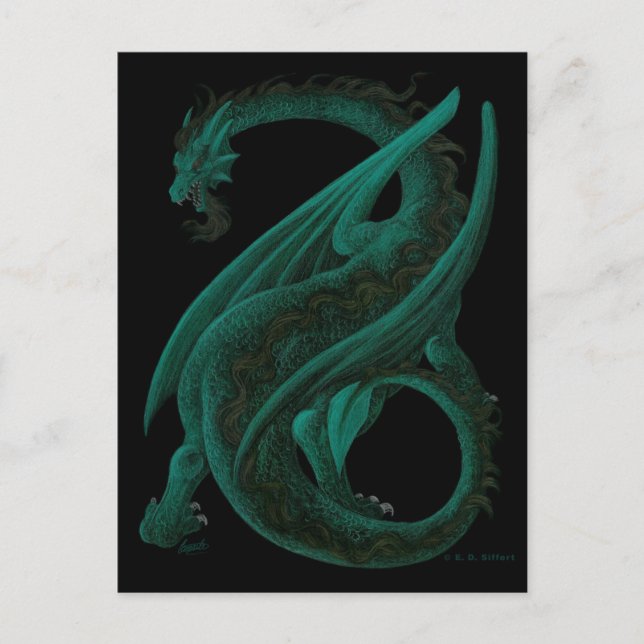 Carte Postale Dragon (Devant)