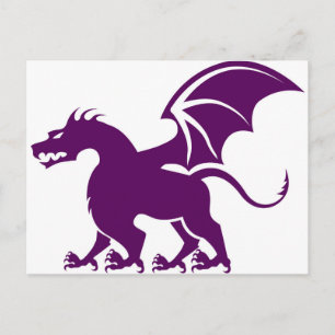 Carte Postale Dragon à 4 pattes