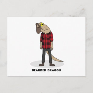 Carte Postale Dragon à tête
