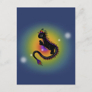 Carte Postale Dragon arc-en-ciel