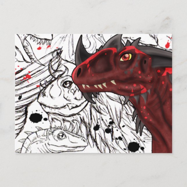 Carte Postale Dragon Art (Devant)