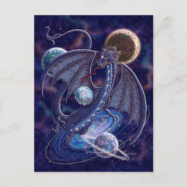Carte Postale Dragon Céleste (Devant)