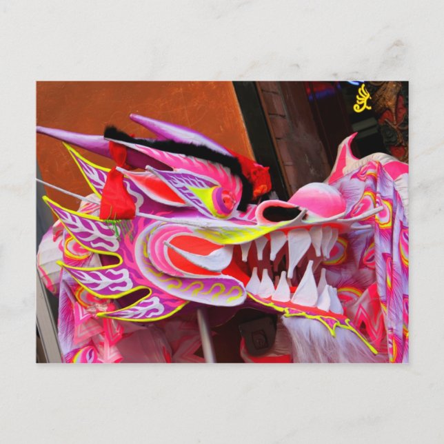 Carte Postale Dragon chinois (Devant)