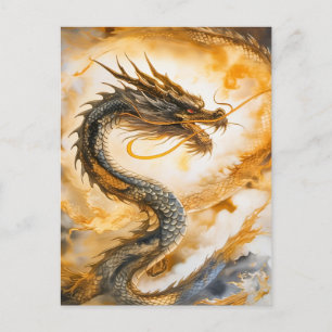 Carte Postale Dragon chinois