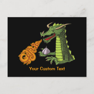 Carte Postale Dragon d'ail