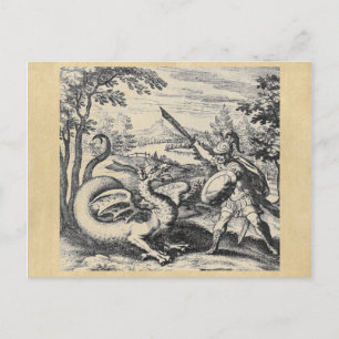 Carte Postale Dragon d'alchimie