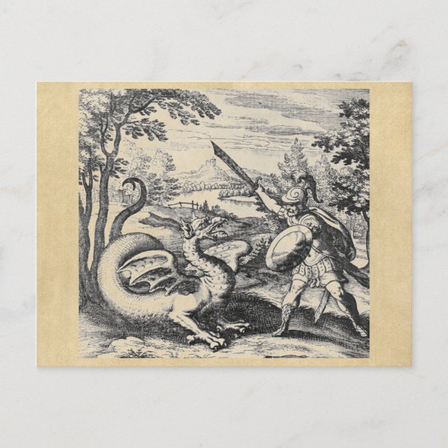 Carte Postale Dragon d'alchimie (Devant)