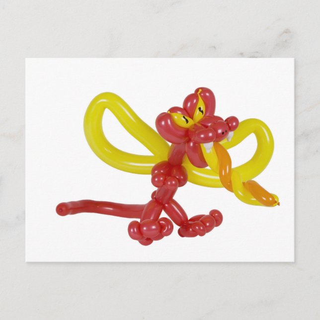 Carte Postale Dragon de ballon (Devant)