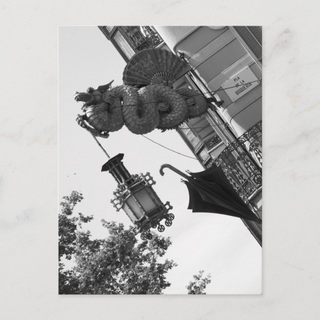 Carte Postale Dragon de Barcelone (Devant)
