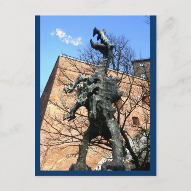 Carte Postale Dragon de Cracovie (Devant)