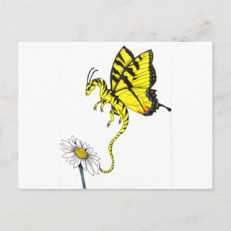 Carte Postale Dragon de papillon