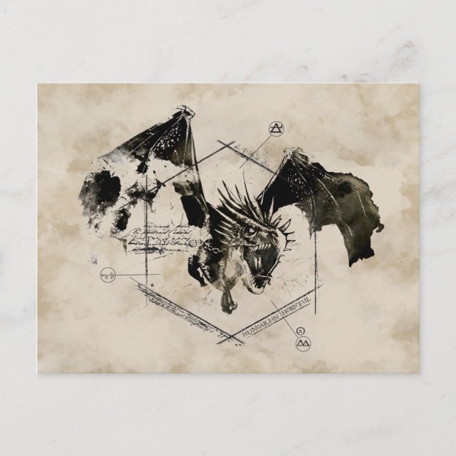 Carte Postale Dragon de queue hongroise (Devant)