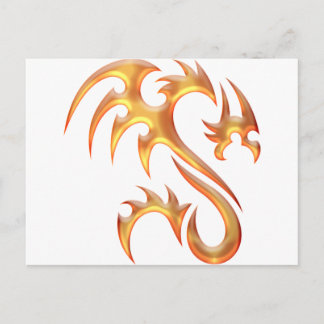 Carte Postale Dragon d'or