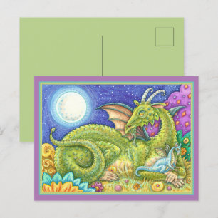 CARTE POSTALE DRAGON FAMILLE PROCHAINE GÉNÉRATION, IMAGINAIRE WH
