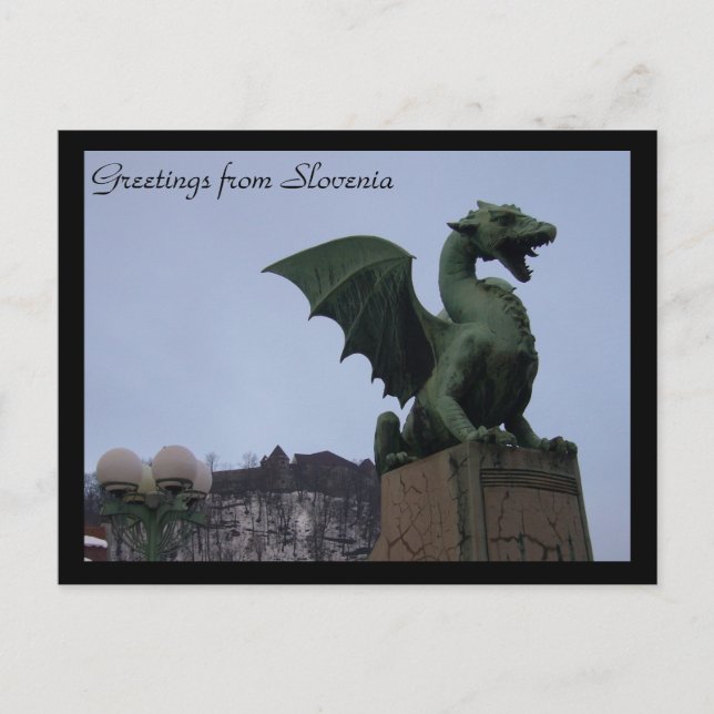 Carte Postale dragon ljubljana (Devant)