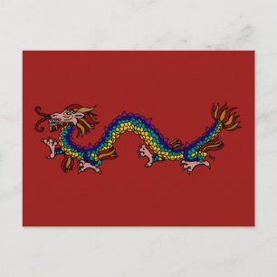 Carte Postale Dragon oriental