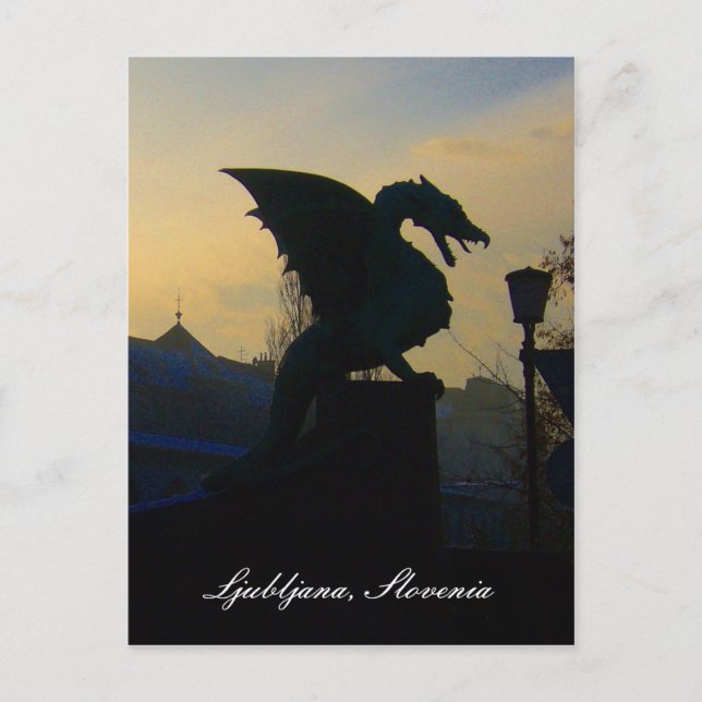 Carte Postale dragon slovénie (Devant)