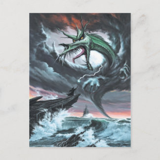 Carte postale Dragon Storm