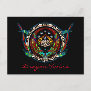 Carte Postale Dragon Twins