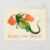 Dragon vert avec Donut