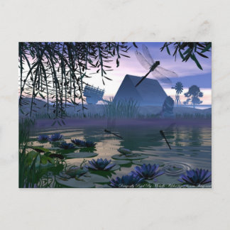 Carte postale Dragonfly Pond