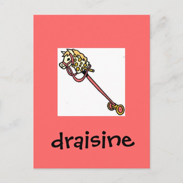Carte Postale Draisine (Devant)
