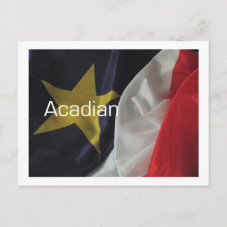 Carte Postale Drapeau acadien