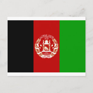 Carte Postale Drapeau Afghanistan