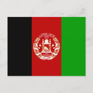 Carte postale Drapeau Afghanistan